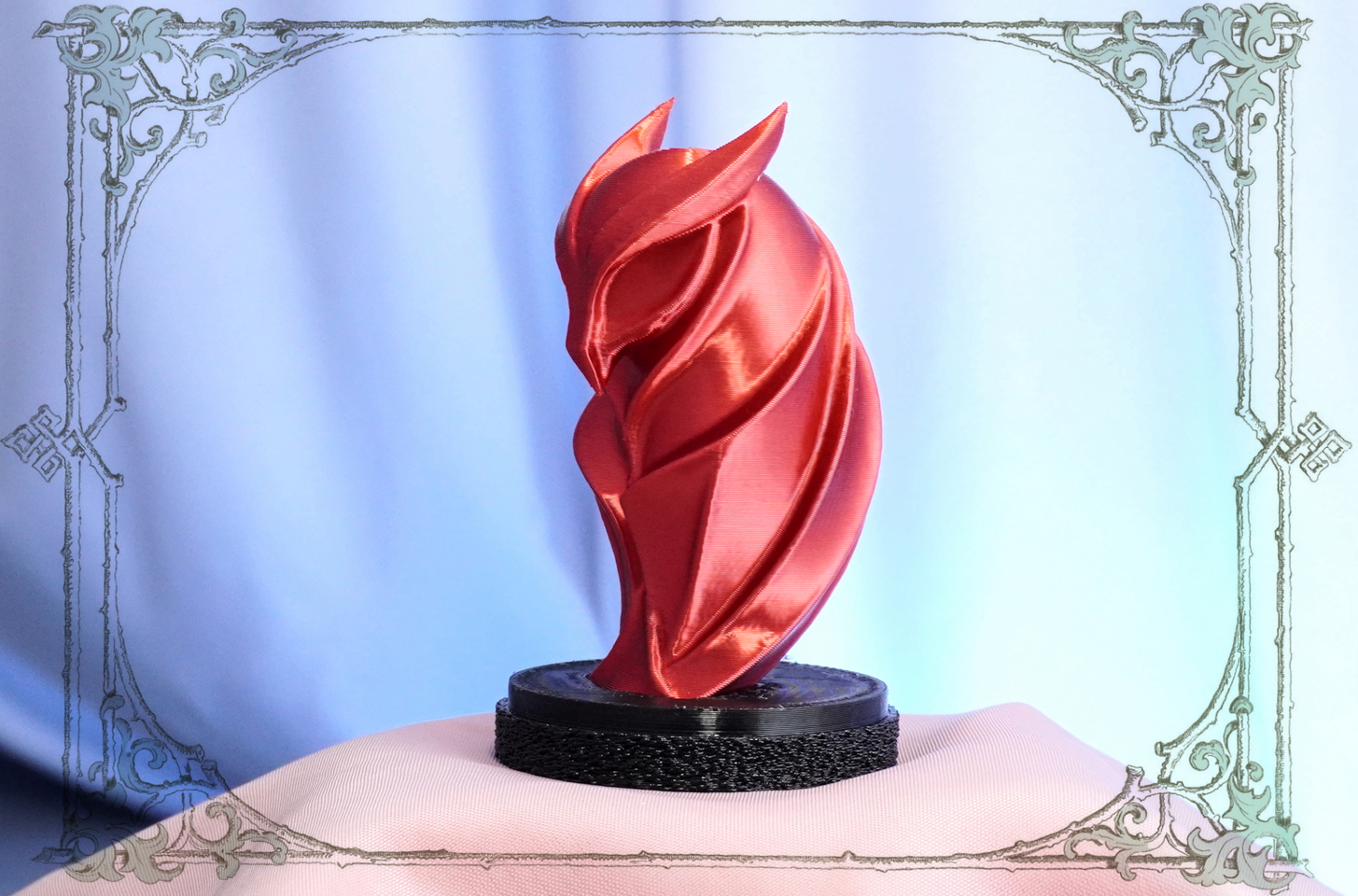 Женский талисман - красная сова фигурка из Joker-Studio, привлекающая успех и процветание.