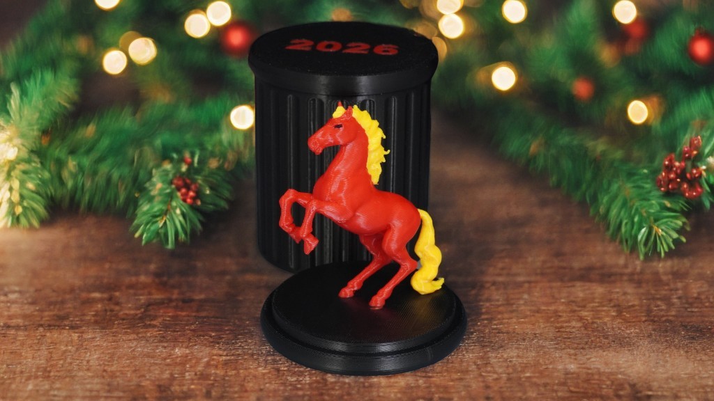 Красная Лошадь фигурка Новогодний подарок и декор