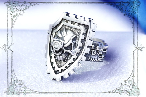 Перстень Adeptus Mechanicus Warhammer 40000 ручной работы