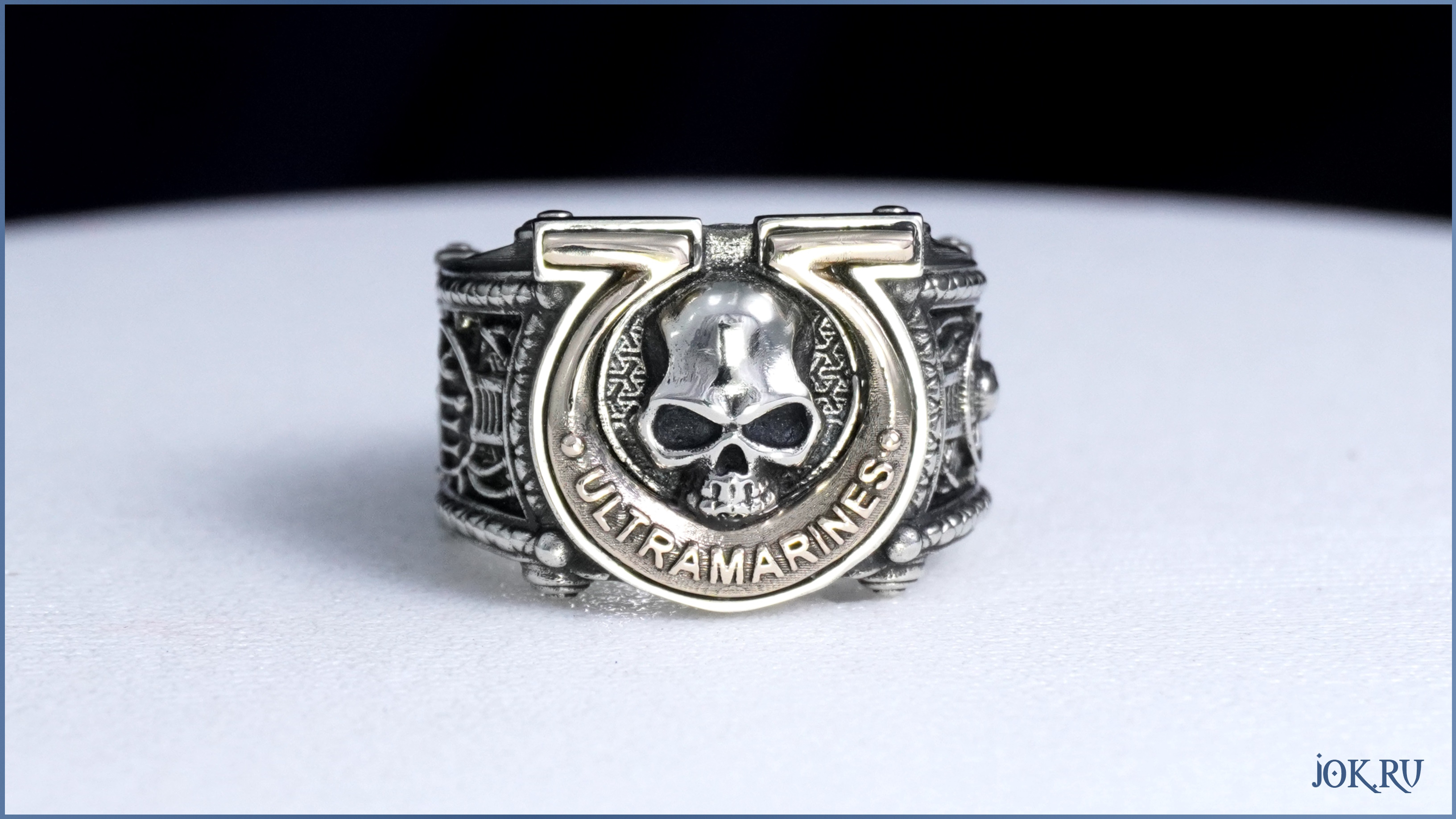 Изготовление эксклюзивных мужских колец и печаток по Warhammer 40k на заказ по эскизам.