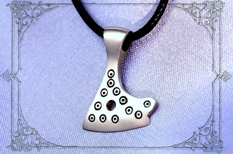 Мужской оберег "Секира Перуна" из бронзы, созданный вручную