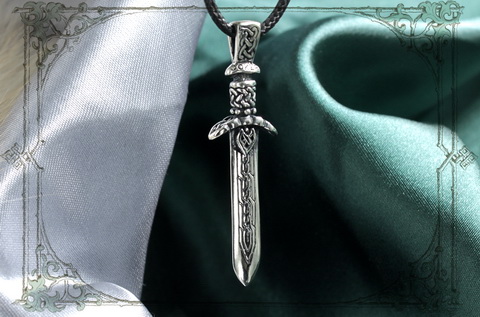 подвеска меч Одина мужское украшение в скандинавском стиле