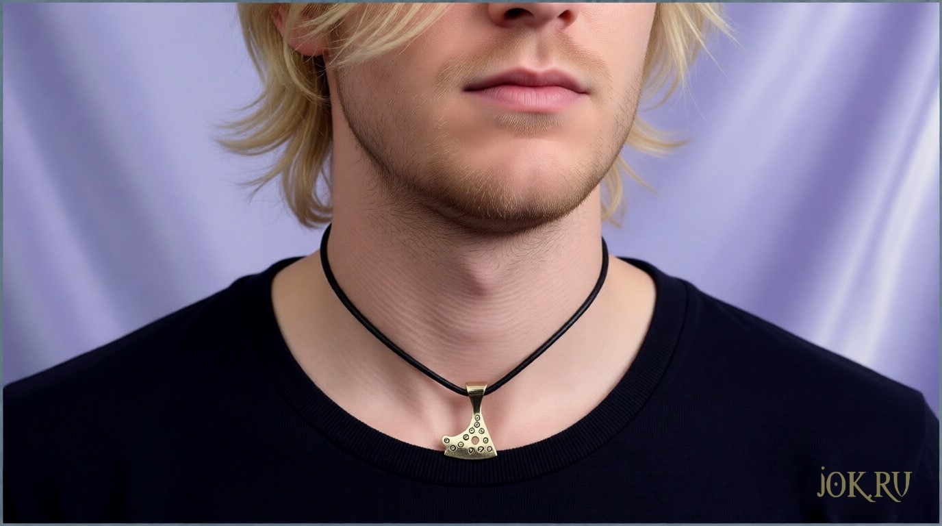 Секира Перуна из золотой бронзы– древнерусский оберег