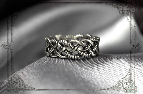 Кельтское обручальное кольцо в наличии и на заказ в Мастерской Joker-studio