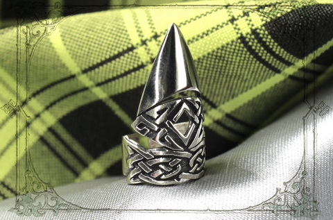 Кольцо-коготь с кельтской символикой Бран