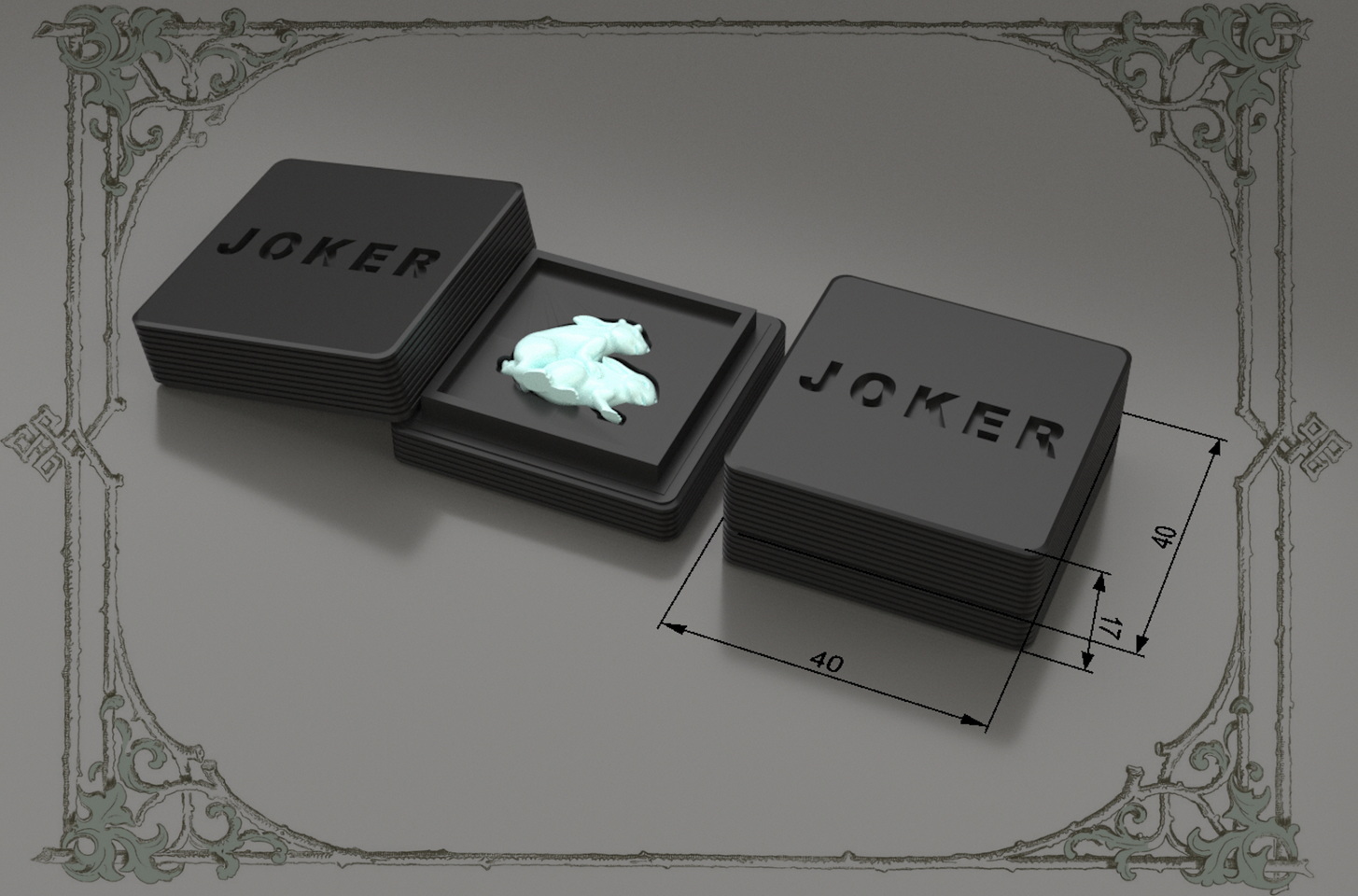3D печать подарочных коробочек в Joker-Studio