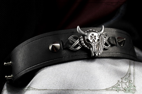 Брендовый мужской кожаный браслет от Ювелирной фабрики Joker-studio