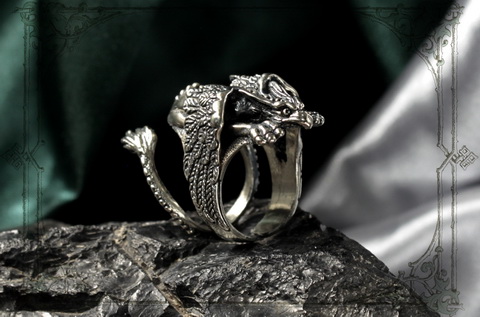 Кольцо талисман Грифон запоминающийся подарок мужчине