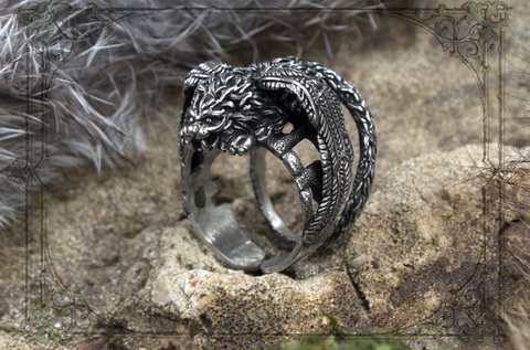 Ювелирный перстень большой в виде льва - закзать подарок мужчине с доставкой