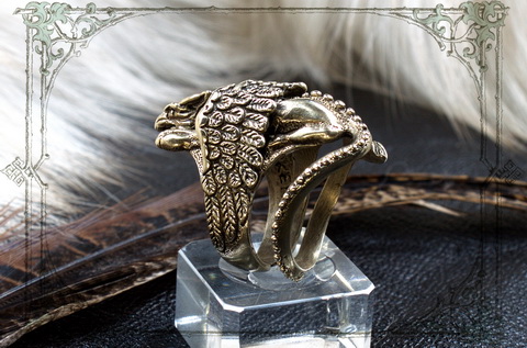 Кольцо Грифон ювелирное украшение самый оригинальный подарок