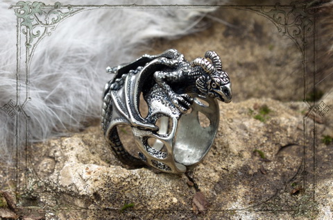 кольцо с драконом купить в Joker-studio