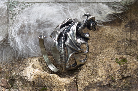 ювелирный перстень дракон Виверна тайна колец