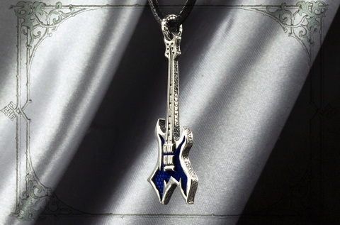 подарок для рок музыканта кулон гитара варлок