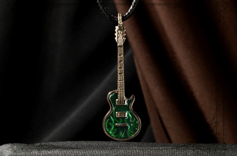 кулон гитара Gibson Les Paul купить в рок магазине Джокер
