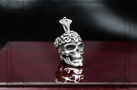 кулон череп с кельтской короной магазин рок атрибутики