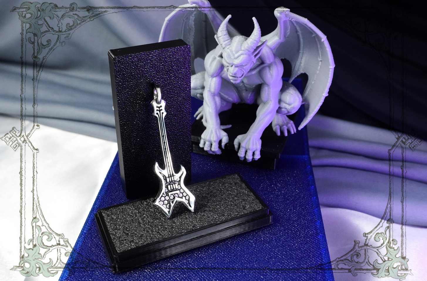 подарок музыканту кулон гитара варлок