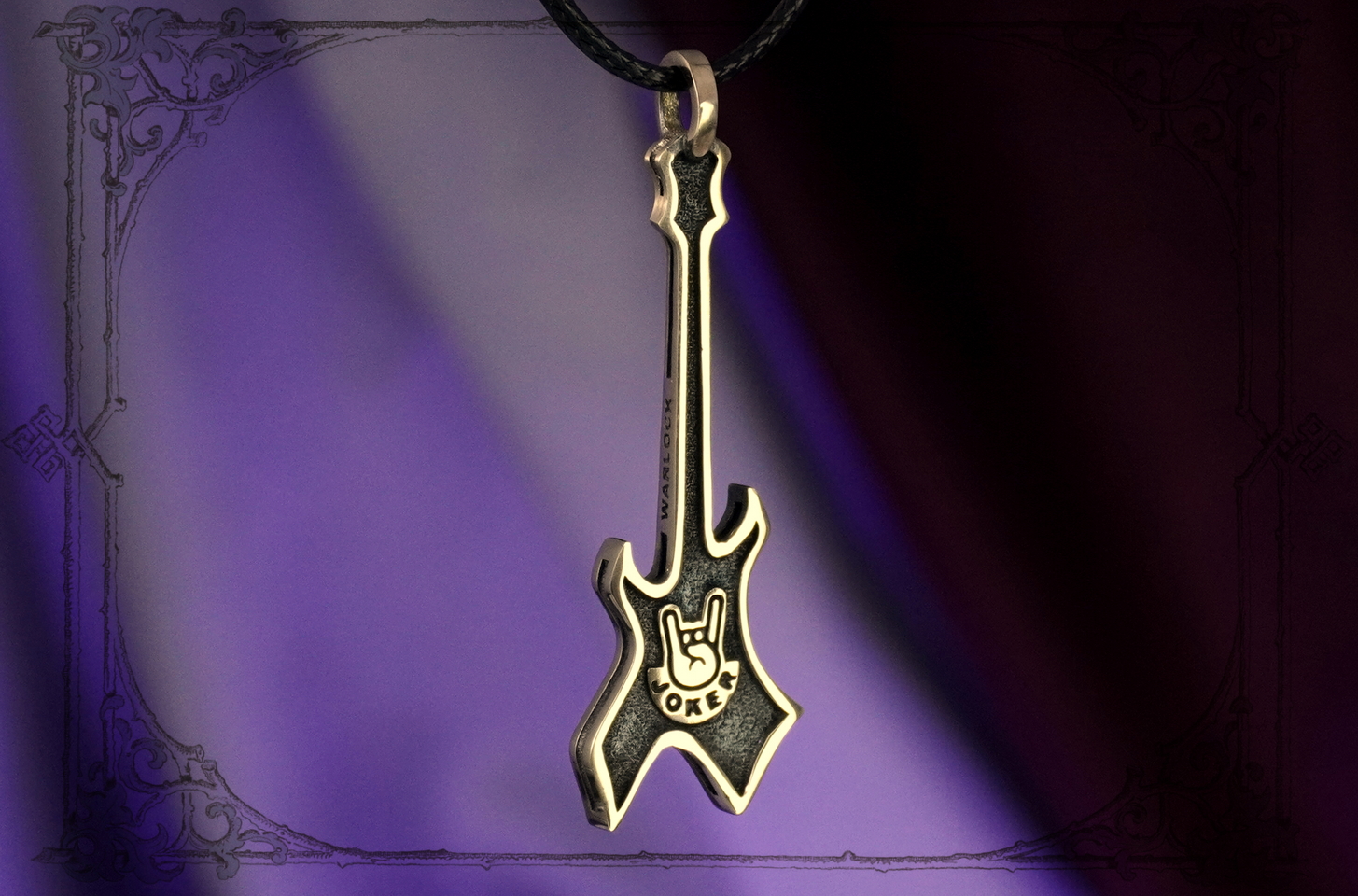 Подвеска Гитара Warlock: Рок Атрибутика для Любителей Музыки и Свободы