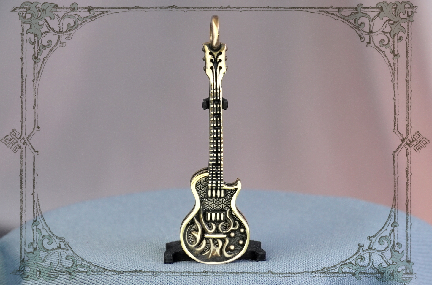 недорогой кулон гитара Gibson Les Paul купить в рок магазине Джокер