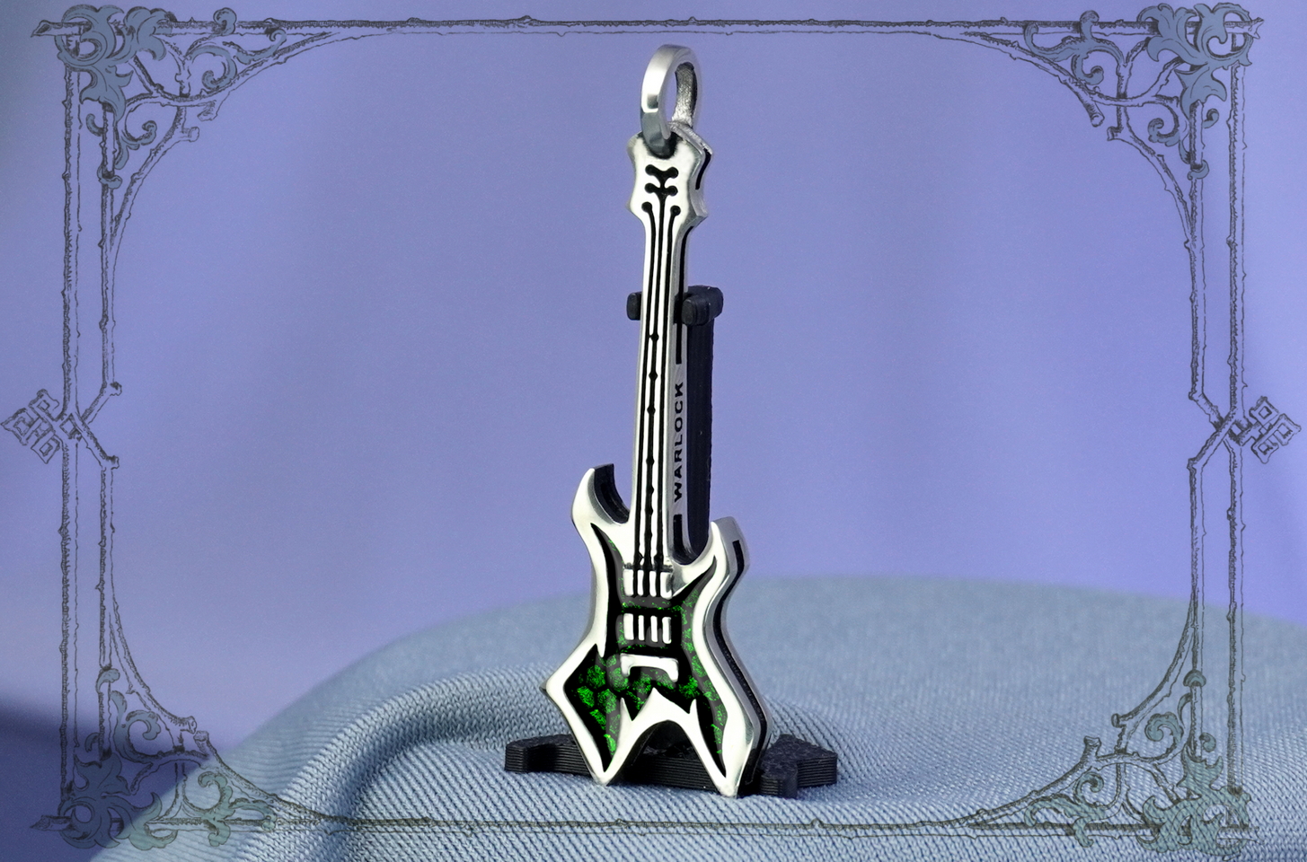 кулон электрогитара детализированный Joker-Studio Неформалу – Подвеска Гитара Warlock