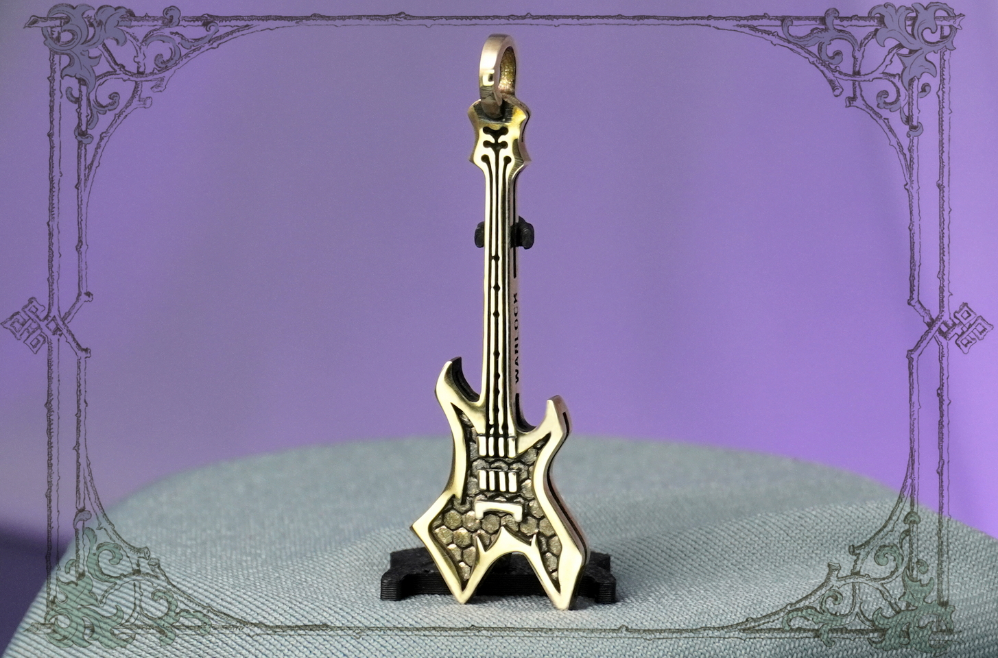 Подвеска Гитара Warlock подарок музыканту