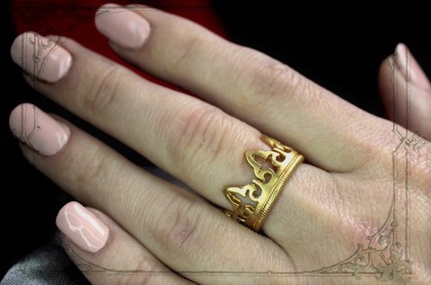 Молодежное кольцо "Корона Короля" подарок для льва - купить в магазине с доставкой