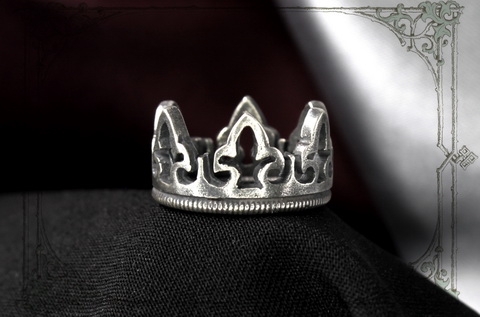 Кольцо корона короля Ричарда - купить в рок-магазине Joker-studio