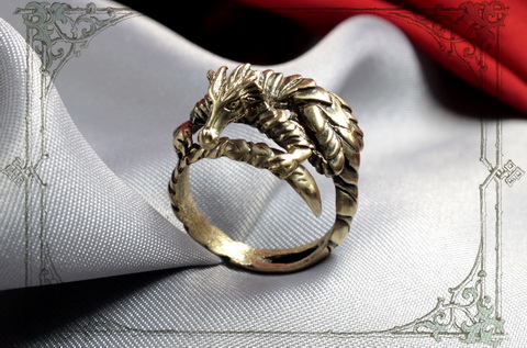 бронзовое кольцо дракона