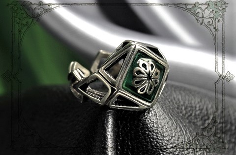 Перстень с символом Алатырь славянской звездой Украшения для мужчин