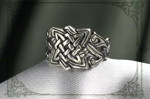 Мужской перстень с символом Сварога славянского бога оберг для мужчин