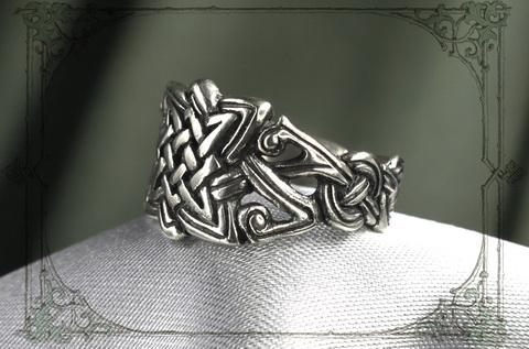Кольцо мужское с символом Сварога оберег с магией древних славян